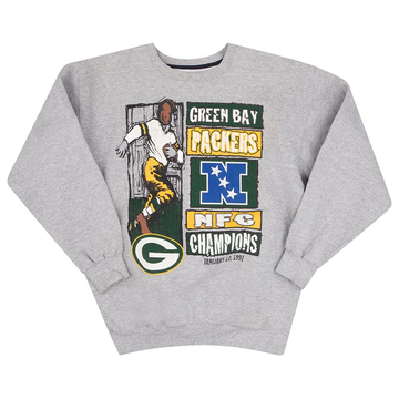1997 Green Bay Packers NFC Champions Starter Sweat Top L