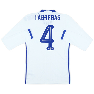 2016-17 Chelsea Player Issue Third L/S Shirt Fabregas #4 (M)