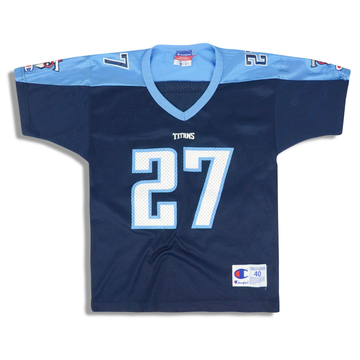 1999-00 Tennessee Titans George #27 Champion Jersey (Home) M