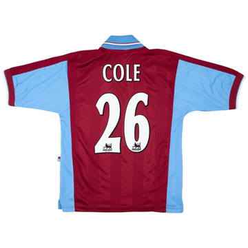 1998-99 West Ham Home Shirt Cole #26 - 8/10 - (S)
