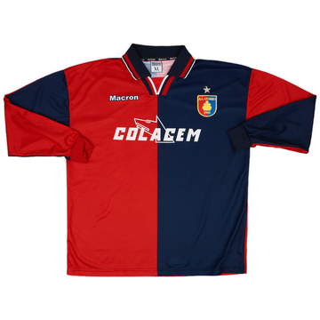 2000-01 Gubbio Match Issue Home L/S Shirt #7
