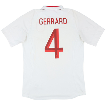 2012-13 England Home Shirt Gerrard #4 - 6/10 - (M)