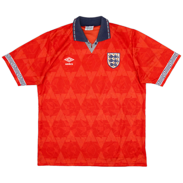 1990-93 England Away Shirt - 9/10 - (L)