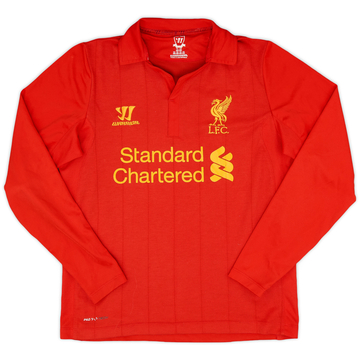 2012-13 Liverpool Home L/S Shirt - 7/10 - (L.Boys)