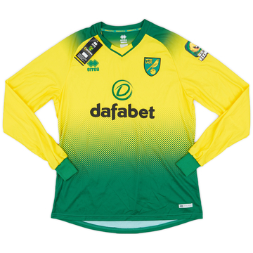 2019-20 Norwich Home L/S Shirt (3XL)