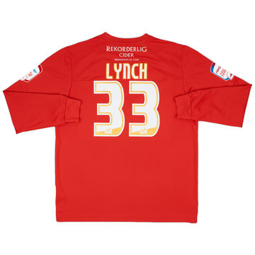 2012-13 Huddersfield Match Issue Third L/S Shirt Lynch #33