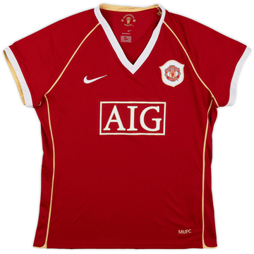 2006-07 Manchester United Home Shirt - 10/10 - (Women's XL)