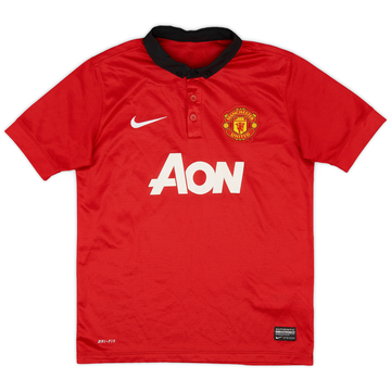 2013-14 Manchester United Home Shirt - 8/10 - (M.Boys)