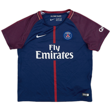 2017-18 Paris Saint-Germain Home Shirt - 9/10 - (S.Boys)