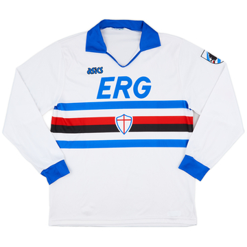 1990-92 Sampdoria Away L/S Shirt - 8/10 - (L)