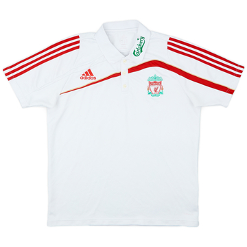 2009-10 Liverpool adidas Polo Shirt - 8/10 - (L)