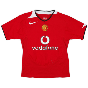 2004-06 Manchester United Home Shirt - 6/10 - (S.Boys)