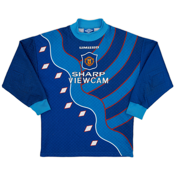 1994-97 Manchester United GK Shirt - 8/10 - (L.Boys)