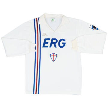1988-90 Sampdoria Match Issue Away L/S Shirt #8