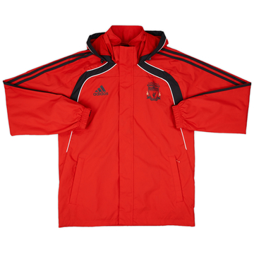 2010-11 Liverpool adidas Hooded Rain Jacket - 9/10 - (S)