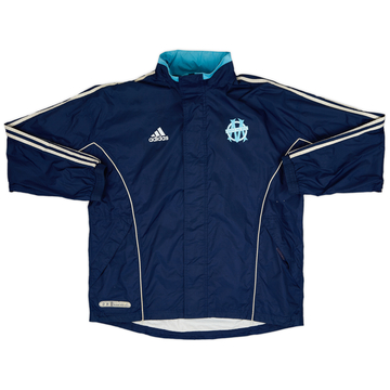 1999-00 Olympique Marseille adidas Hooded Rain Jacket - 7/10 - (M/L)