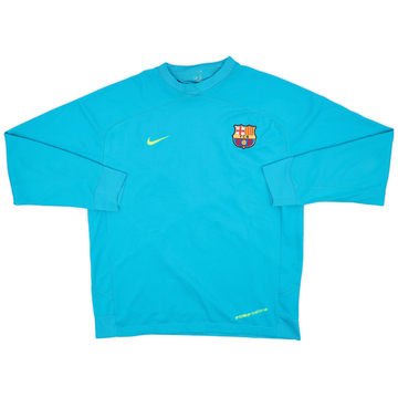 2007-08 Barcelona Nike Sweat Top - 6/10 - (L)