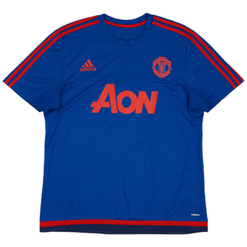 2015-16 Manchester United adizero Training Shirt - 9/10 - (XL)
