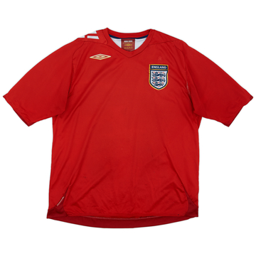 2006-08 England Away Shirt - 5/10 - (XL)