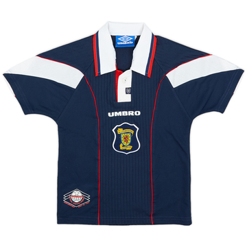 1996-98 Scotland Home Shirt - 8/10 - (XS.Boys)