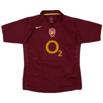 2005-06 Arsenal Home Shirt - 8/10 - (XL.Boys)