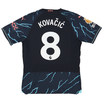 2023-24 Manchester City Match Issue Third Shirt Kovačić #8