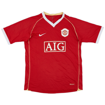 2006-07 Manchester United Home Shirt - 6/10 - (XL.Boys)