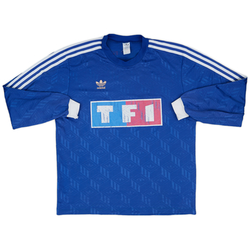 1980s Coupe de France Home L/S Shirt #3 - 6/10 - (XXL)