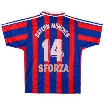 1995-97 Bayern Munich Home Shirt Sforza #14 - 7/10 - (S)