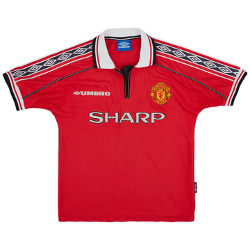 1998-00 Manchester United Home Shirt - 5/10 - (Y)