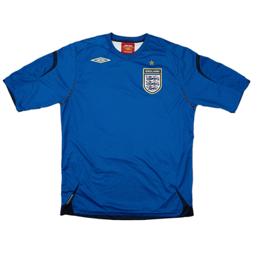 2006-08 England GK S/S Shirt - 9/10 - (L)