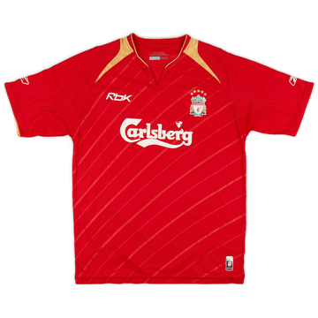 2005-06 Liverpool CL Home Shirt - 5/10 - (M)