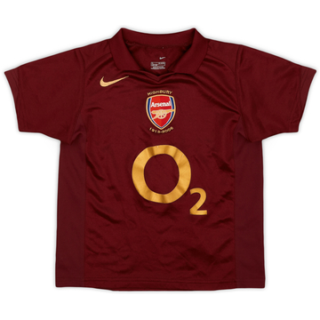 2005-06 Arsenal Home Shirt - 7/10 - (5-6 Years)