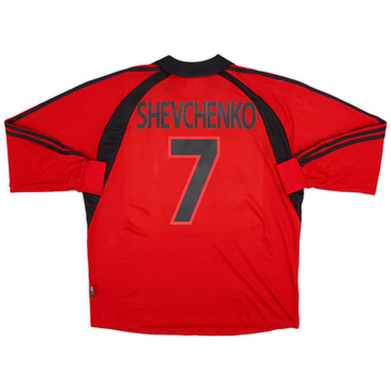 2001-02 AC Milan Third L/S Shirt Shevchenko #7 (XL)