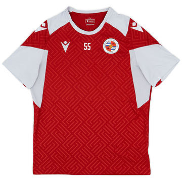 2020-21 Reading Player Issue Macron Training Shirt #55 - 8/10 - (L)