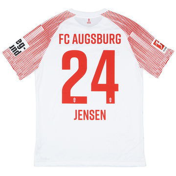 2022-23 Augsburg Match Issue Away Shirt Jensen #24