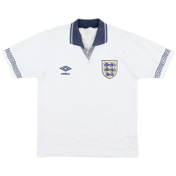 1990-92 England Home Shirt - 7/10 - (L.Boys)