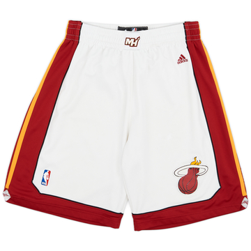 2010-14 Miami Heat adidas Swingman Home Shorts - 6/10 - (L)
