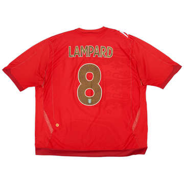 2006-08 England Away Shirt Lampard #8 - 6/10 - (3XL)