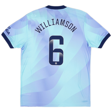 2024-25 Arsenal Authentic Third Shirt Williamson #6 (Unisex Fit)