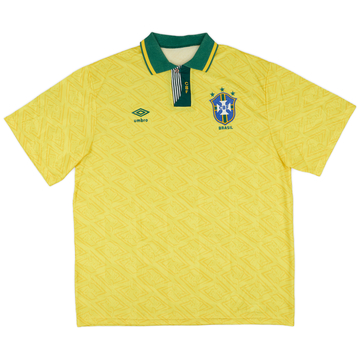 1991-93 Brazil Home Shirt - 7/10 - (L)