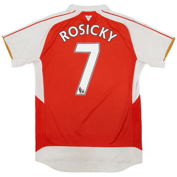 2015-16 Arsenal Home Shirt Rosicky #7 - 6/10 - (S)