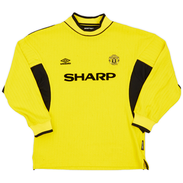 1999-00 Manchester United GK Shirt - 9/10 - (L.Boys)