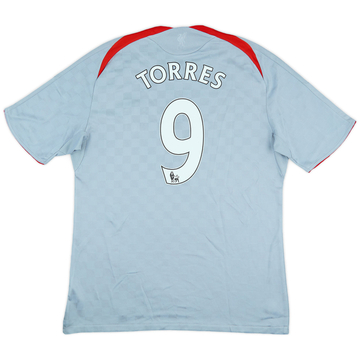2008-09 Liverpool Away Shirt Torres #9ES