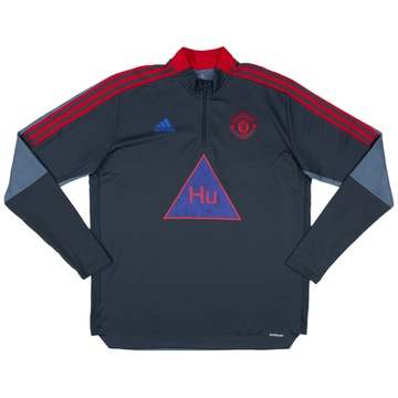2020-21 Manchester United adidas x Humanrace 1/4 Zip Drill Top - 10/10 - (XL)