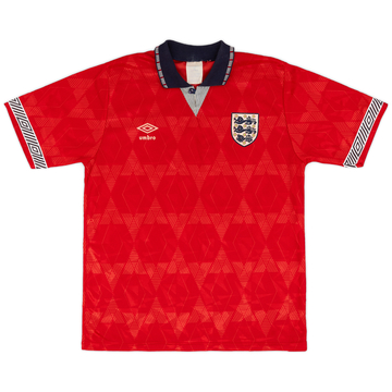 1990-93 England Away Shirt - 8/10 - (M)