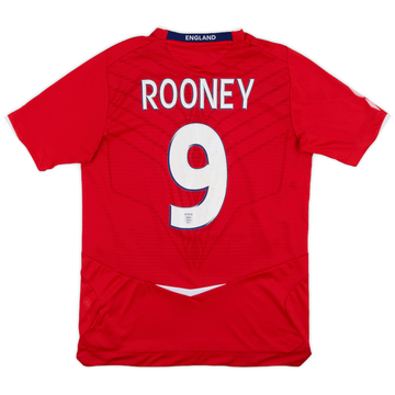 2008-10 England Away Shirt Rooney #9 - 5/10 - (S)