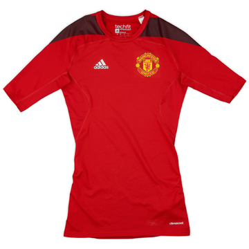 2015-16 Manchester United adidas TechFit Base Layer - 9/10 - (S)