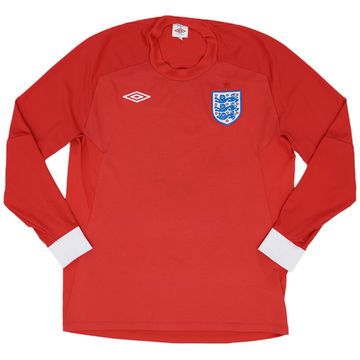 2010-11 England Away L/S Shirt - 9/10 - (L)