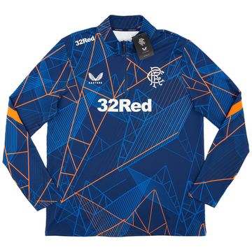 2024-25 Rangers Castore Pre-Match 1/4 Zip Top
